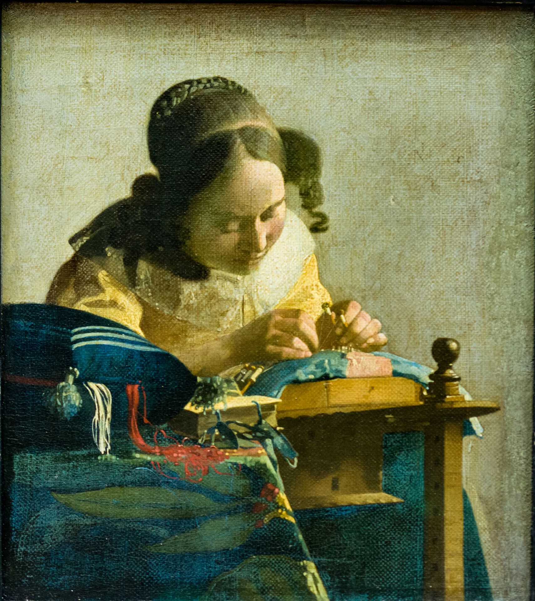 Johannes Vermeer - The Lacemaker 